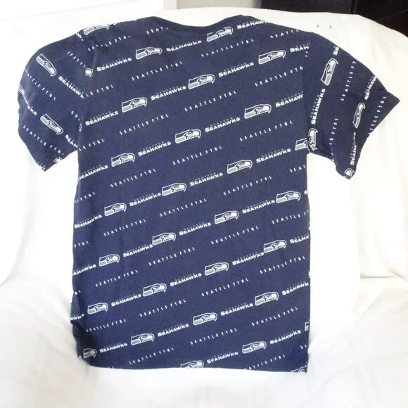 NFL Seattle Seahawks youth crewneck shirt. Size 18-20 Short sleeve. NEW - Picture 3 of 9